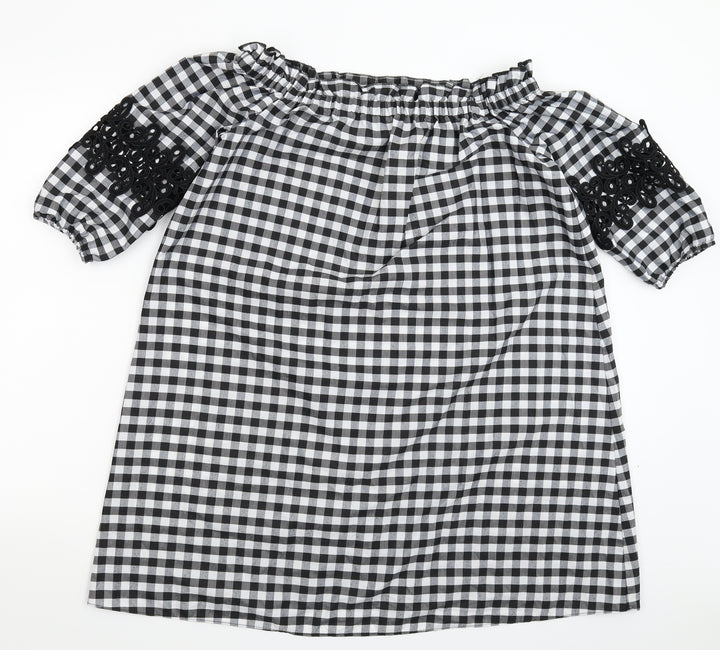 River Island Womens Multicoloured Check  Shirt Dress  Size 8
