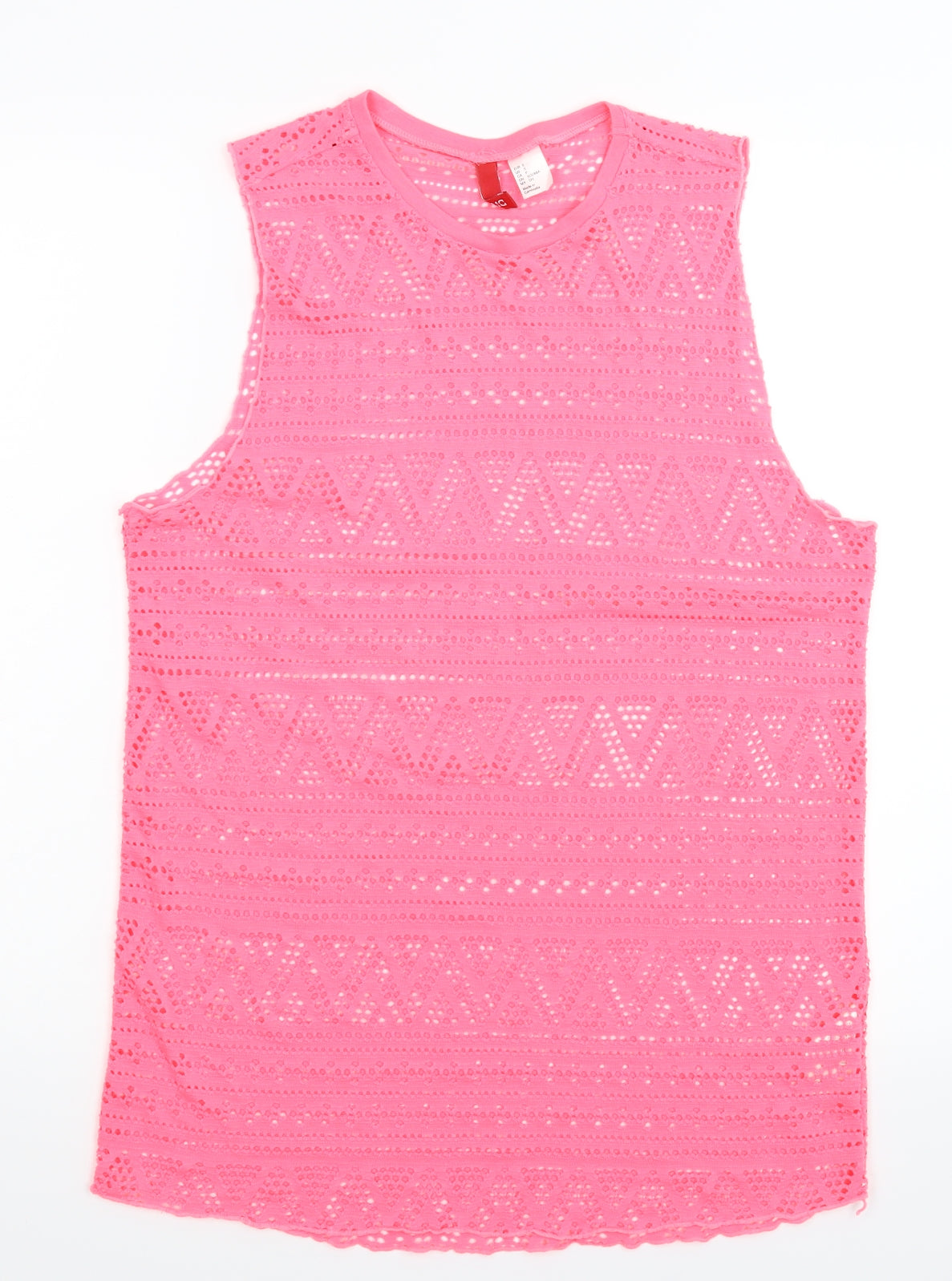 Divided Womens Pink   Basic Tank Size S