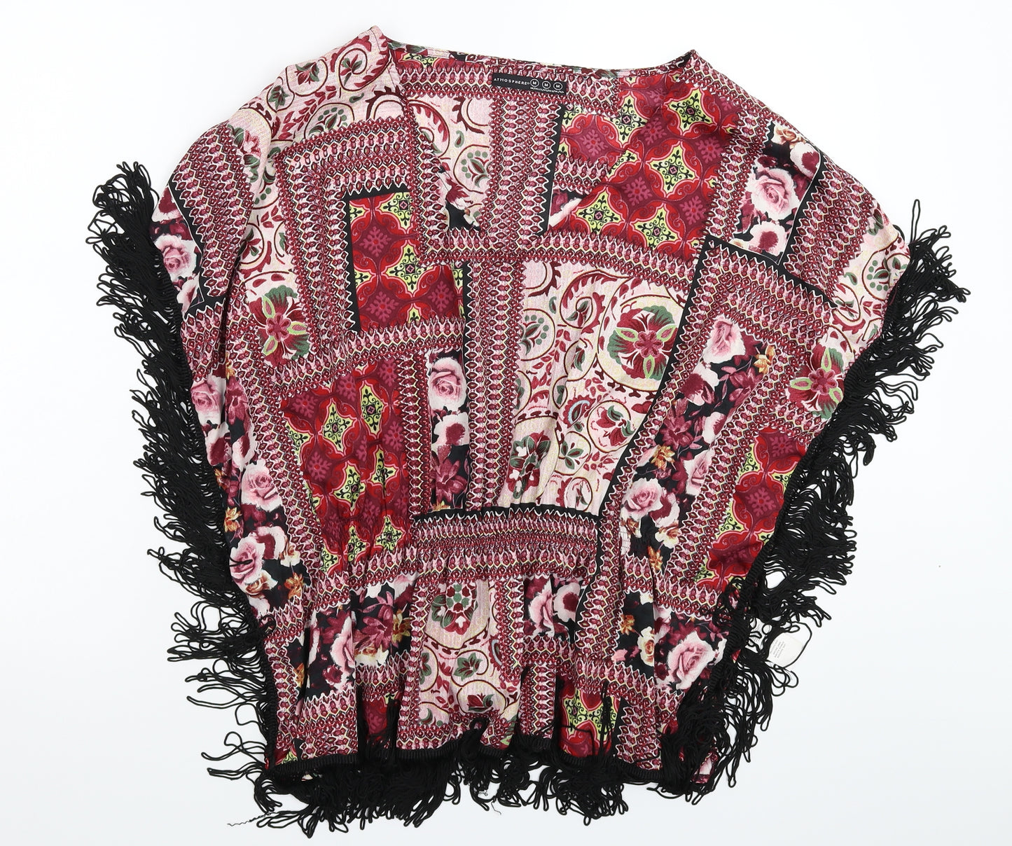 Atmosphere Womens Multicoloured Floral  Basic Blouse Size M