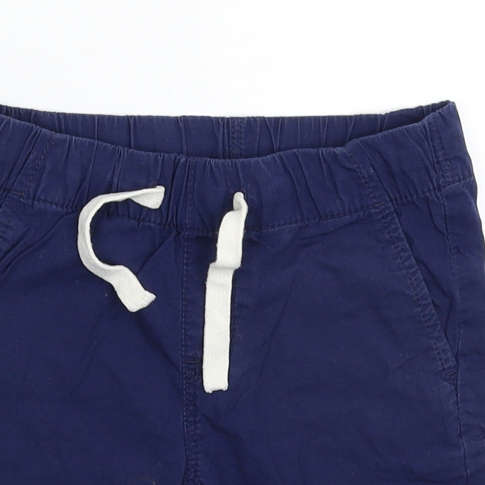 H&M Boys Blue   Chino Shorts Size 3-4 Years