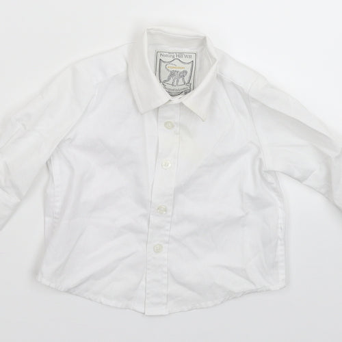 Monsoon Boys White   Basic Button-Up Size 3-6 Months