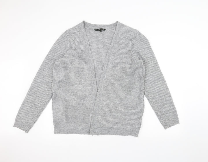 Love knitwear Womens Grey Knit Jacket Coatigan Size 16
