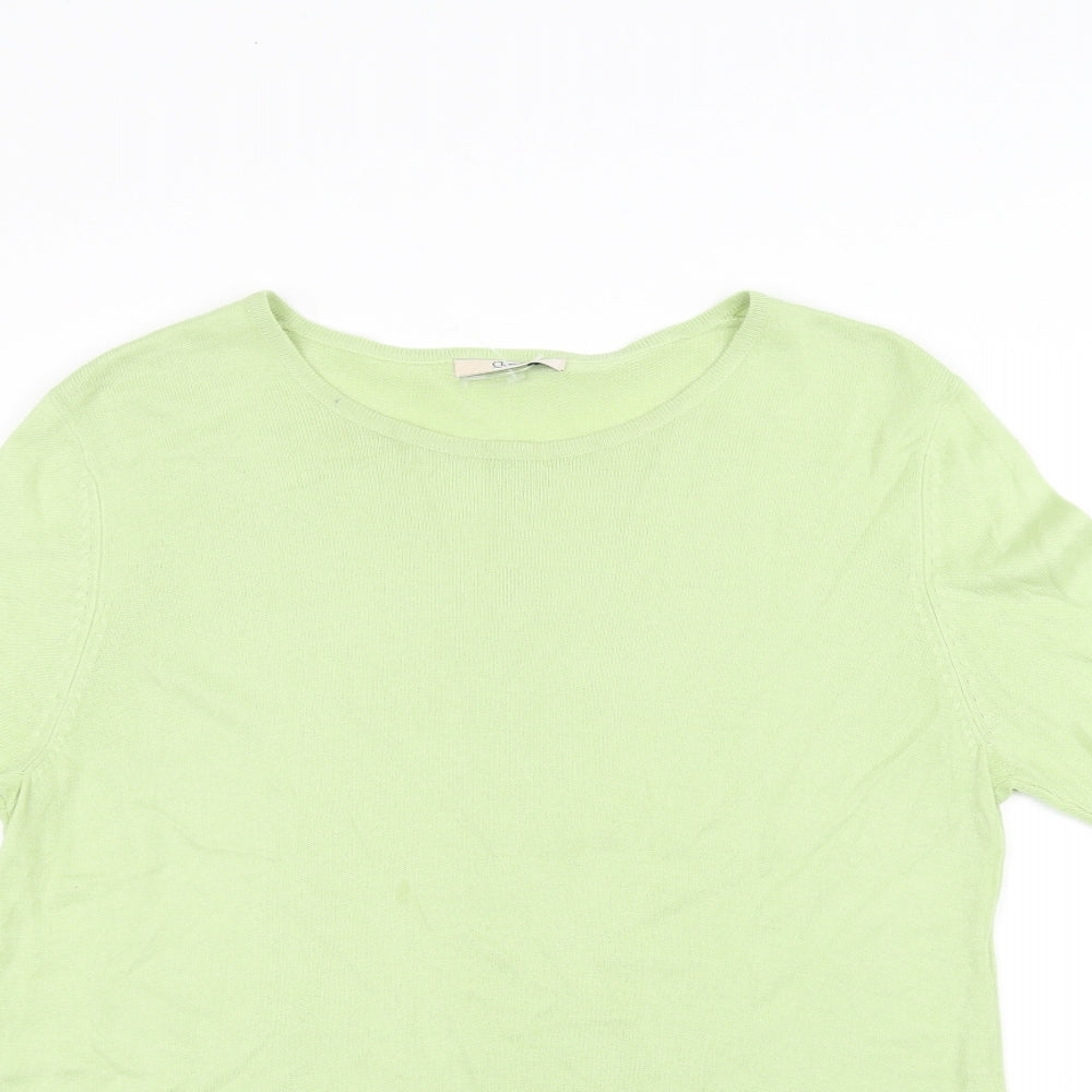Marks and Spencer Womens Green   Basic T-Shirt Size 14