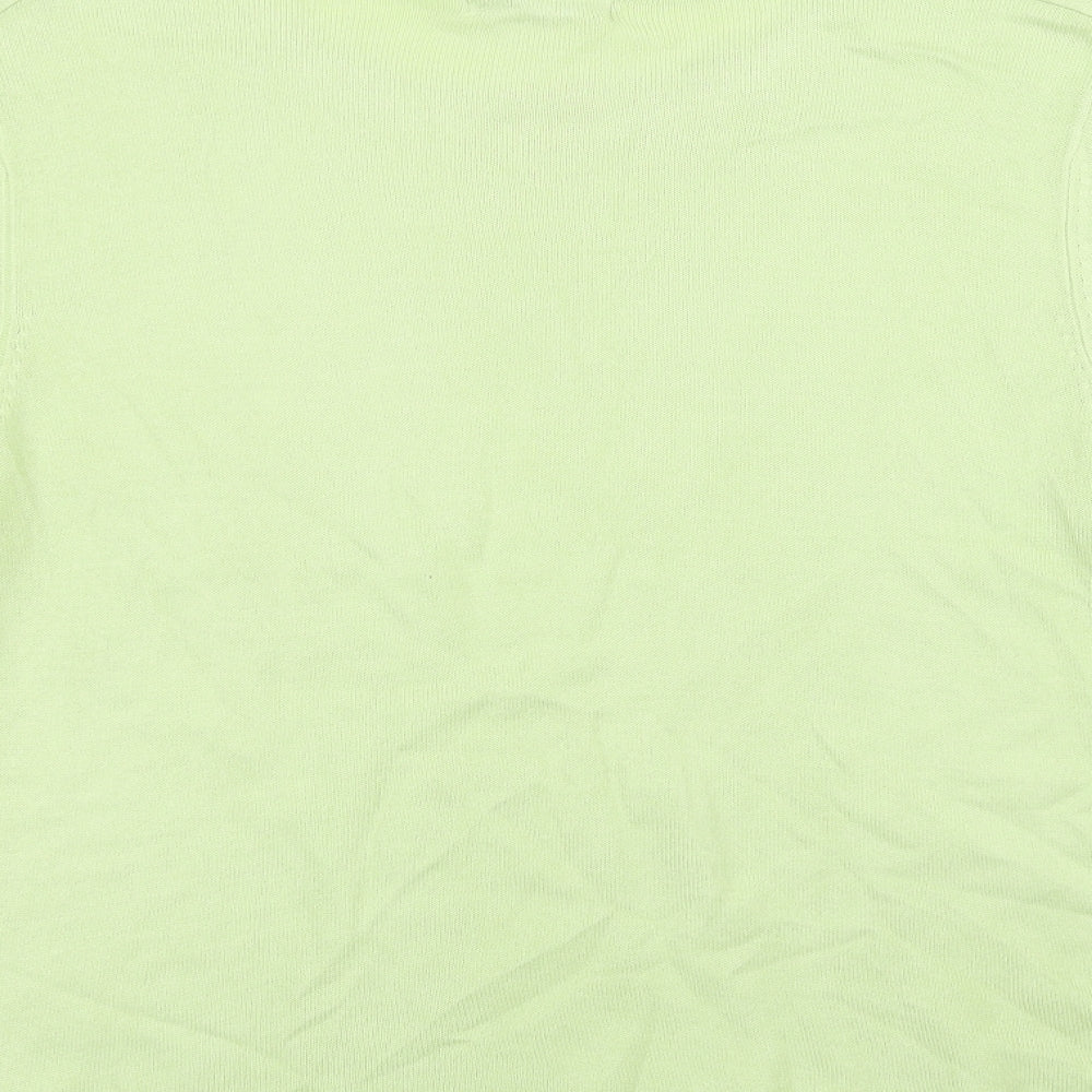 Marks and Spencer Womens Green   Basic T-Shirt Size 14