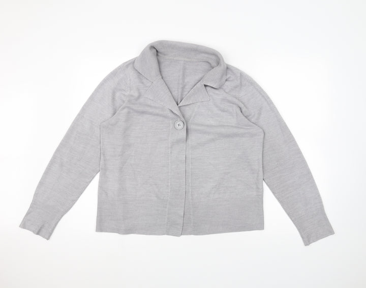 BHS Womens Grey   Jacket Coatigan Size 18