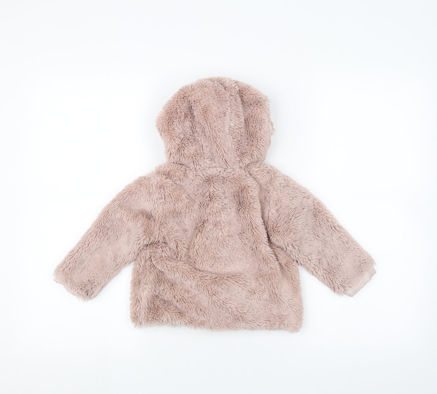 NEXT Girls Pink   Parka Coat Size 12-18 Months