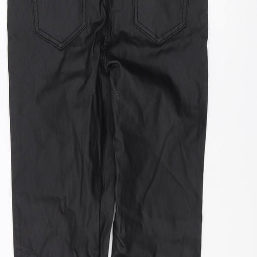 Denim & Co. Womens Black   Trousers  Size 12 L28 in
