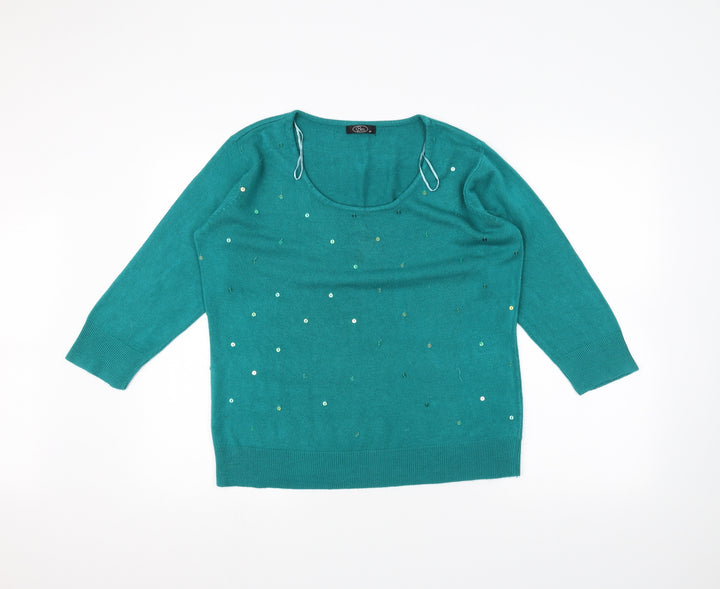 BM Womens Blue   Pullover Jumper Size M