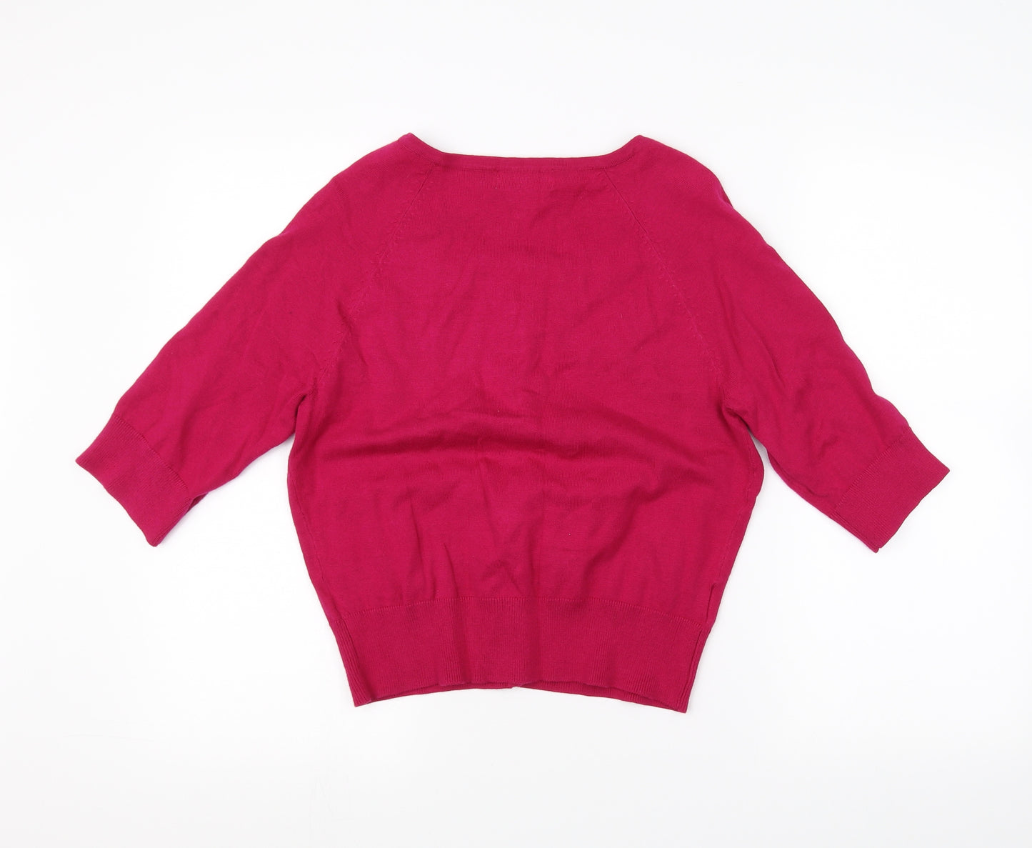 be beau Womens Pink   Cardigan Jumper Size 14