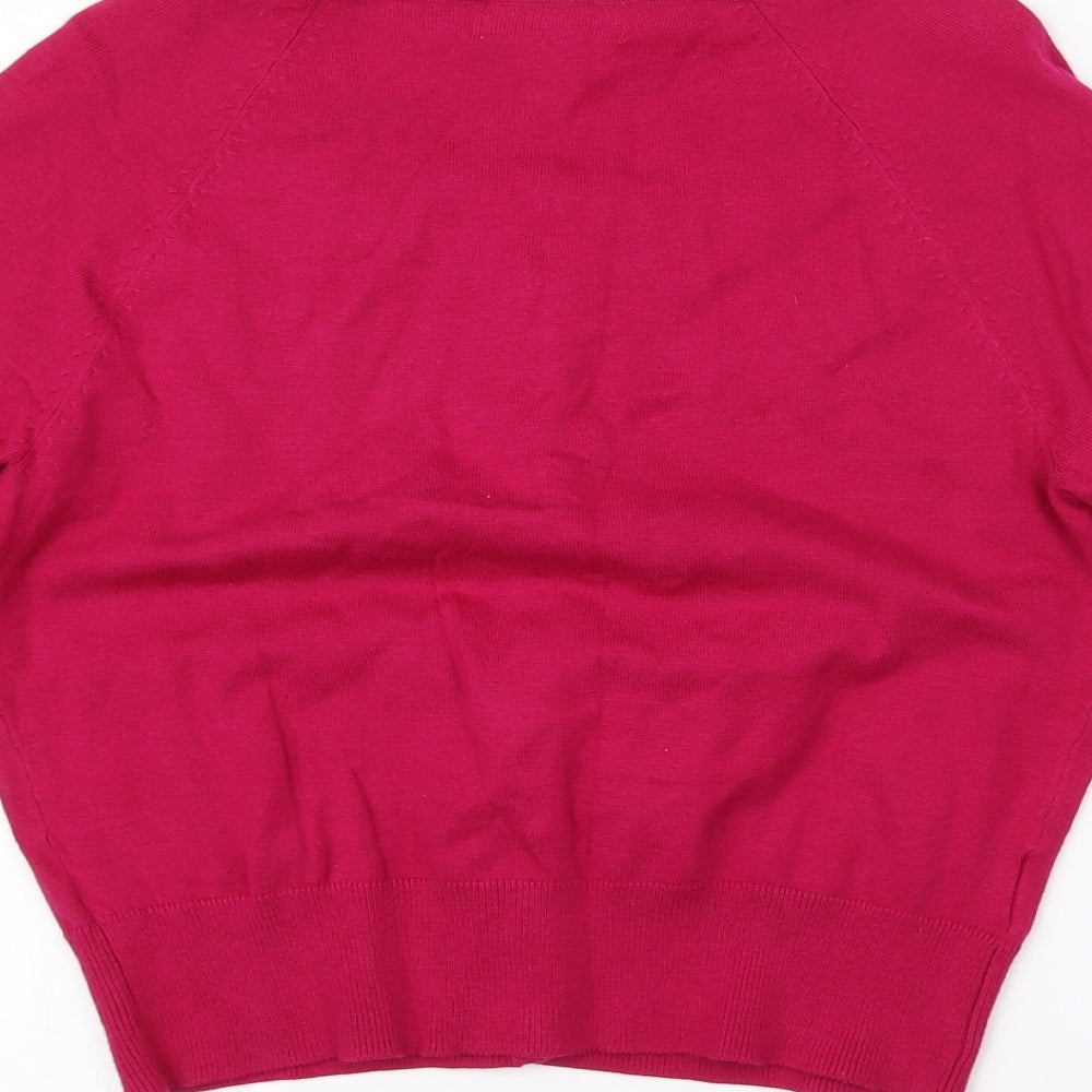 be beau Womens Pink   Cardigan Jumper Size 14