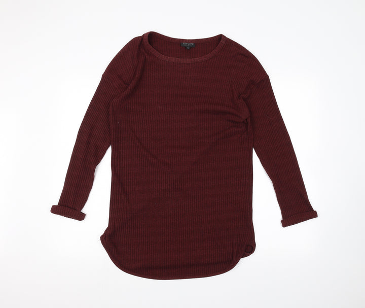 Topshop Womens Red   Pullover Jumper Size 14