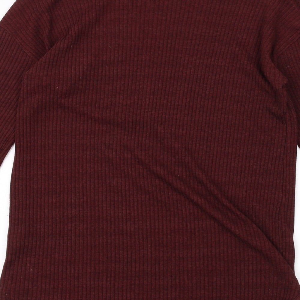 Topshop Womens Red   Pullover Jumper Size 14