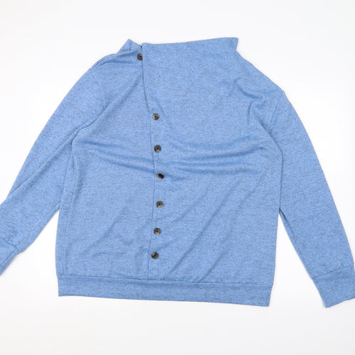 Preworn Womens Blue   Jacket Coatigan Size L