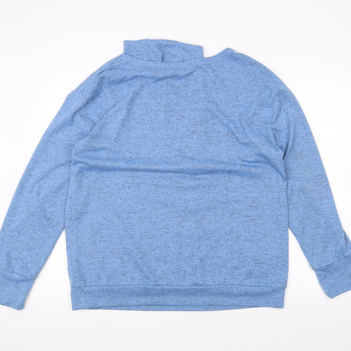 Preworn Womens Blue   Jacket Coatigan Size L