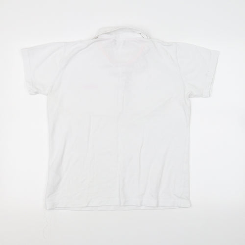 Reebok Girls White   Basic Polo Size 16 Years