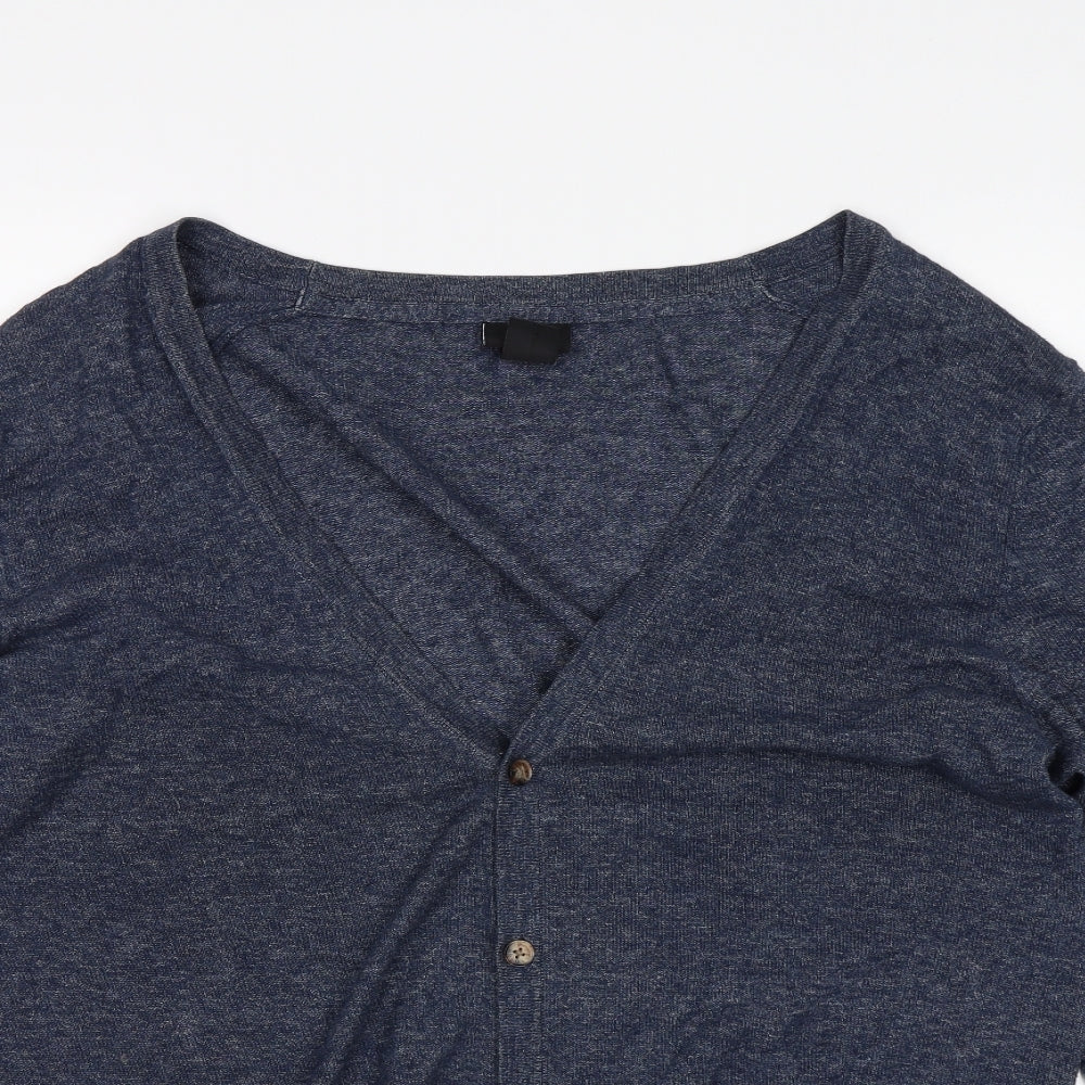 H&M Womens Blue   Cardigan Jumper Size M