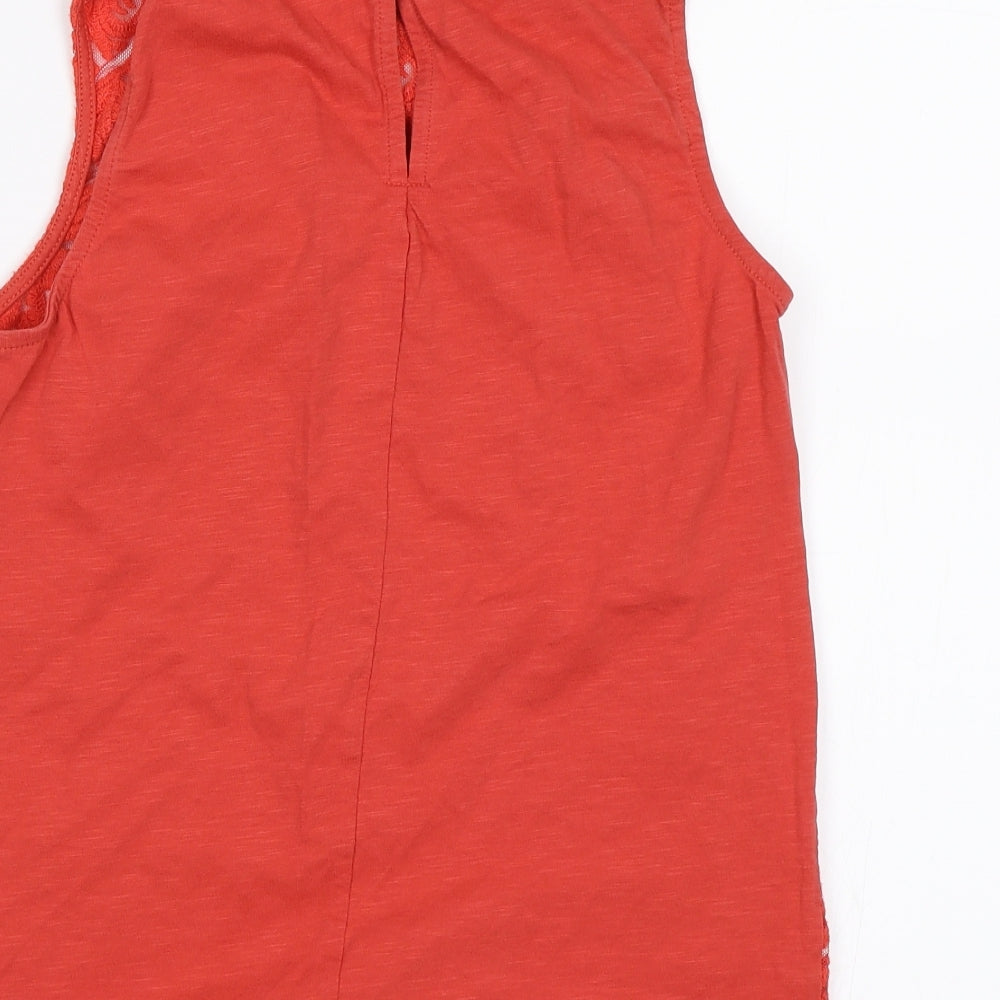 Warehouse Womens Red   Basic Tank Size 8