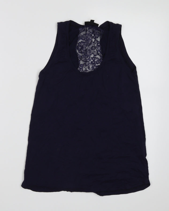 Warehouse Womens Blue   Basic Tank Size 8