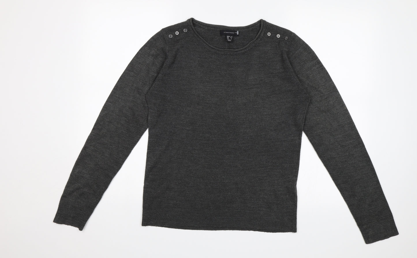 Atmosphere Womens Grey   Pullover Jumper Size 10