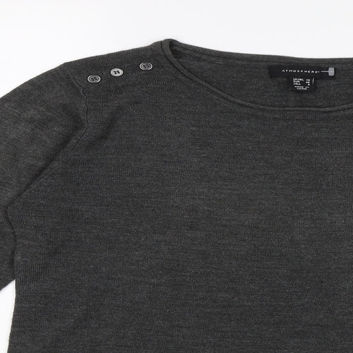 Atmosphere Womens Grey   Pullover Jumper Size 10