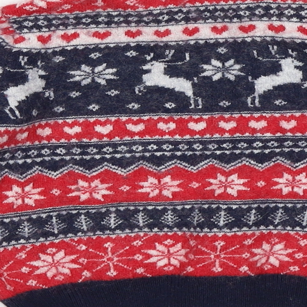 H&M Boys Red Striped  Pullover Jumper Size 2-3 Years  - Christmas