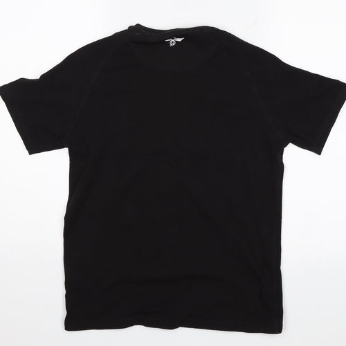 Creative Recreation Boys Black   Basic T-Shirt Size 12-13 Years