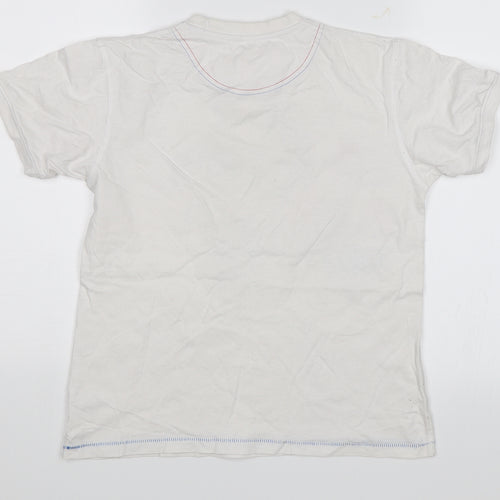 George Boys White   Basic T-Shirt Size 11-12 Years  - Lion
