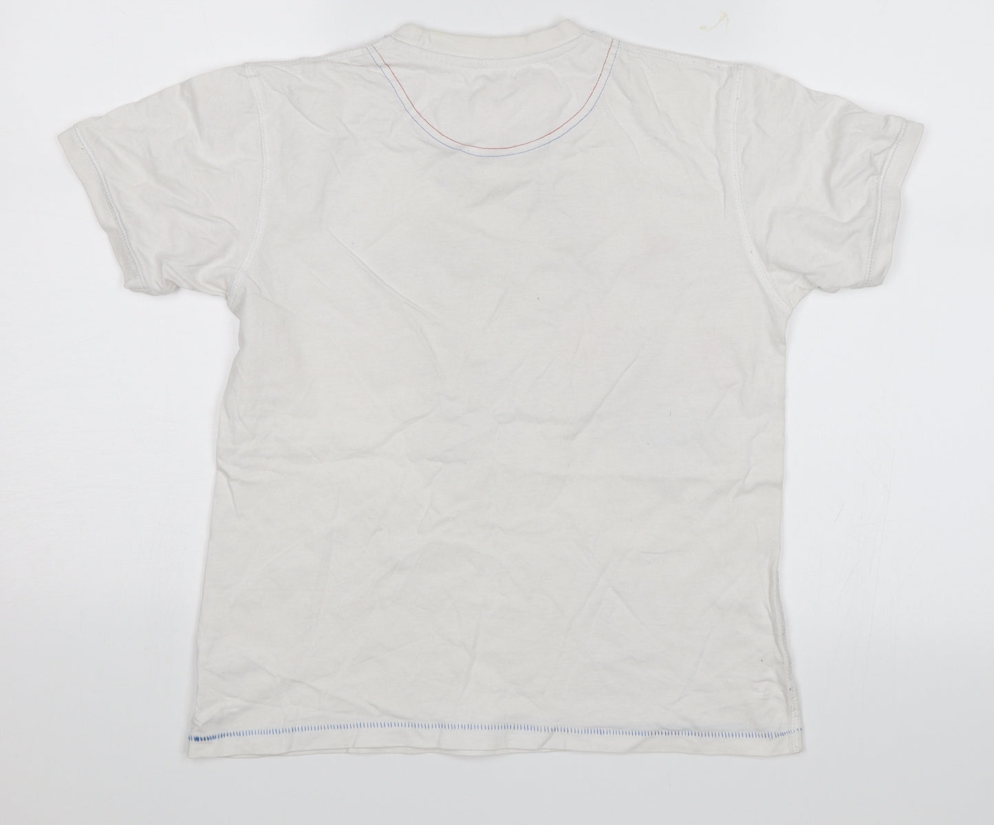 George Boys White   Basic T-Shirt Size 11-12 Years  - Lion