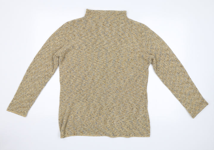 Liz Claiborne Womens Beige Pullover Jumper Size M