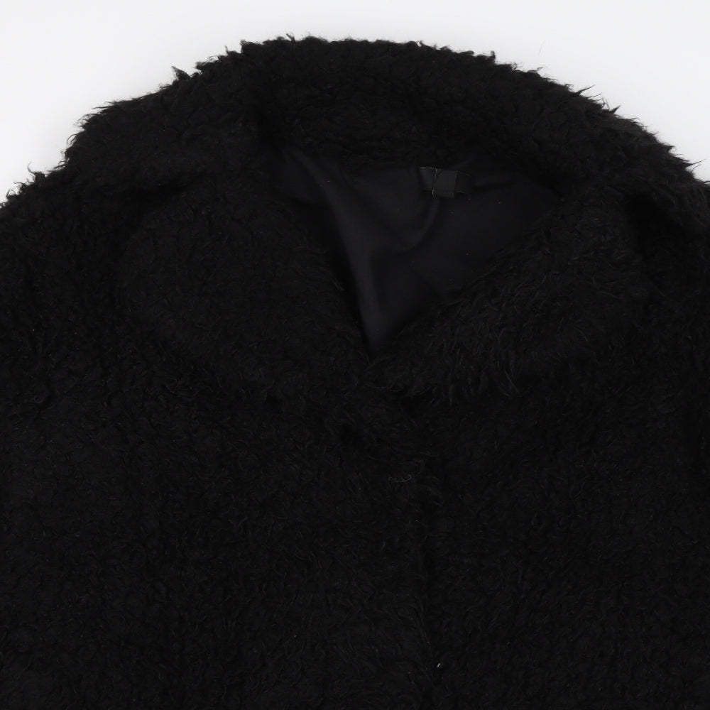 Topshop Womens Black   Jacket  Size 10