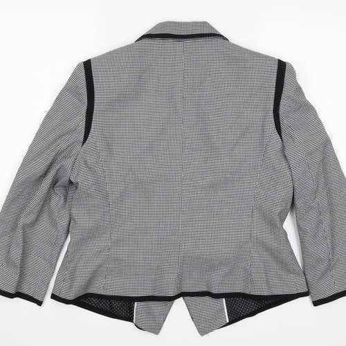 Preworn Womens Grey Check  Jacket  Size 16