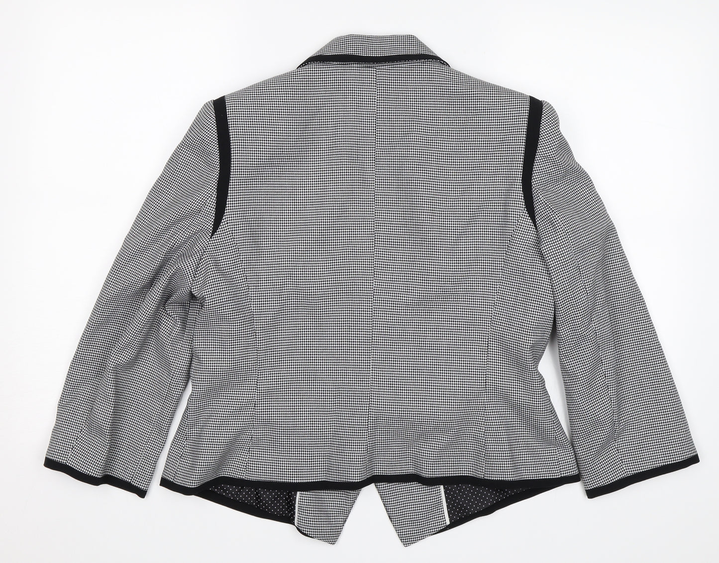Preworn Womens Grey Check  Jacket  Size 16