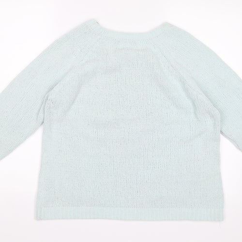 M&Co Womens Green   Pullover Jumper Size 14