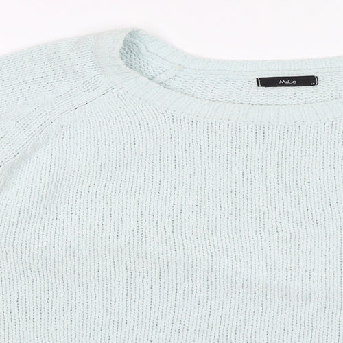 M&Co Womens Green   Pullover Jumper Size 14