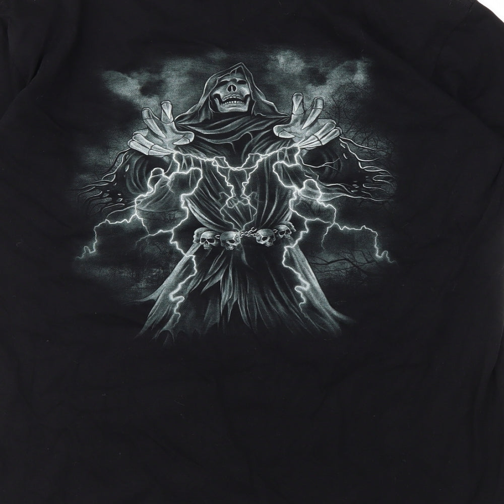 Wild Mens Black    T-Shirt Size M
