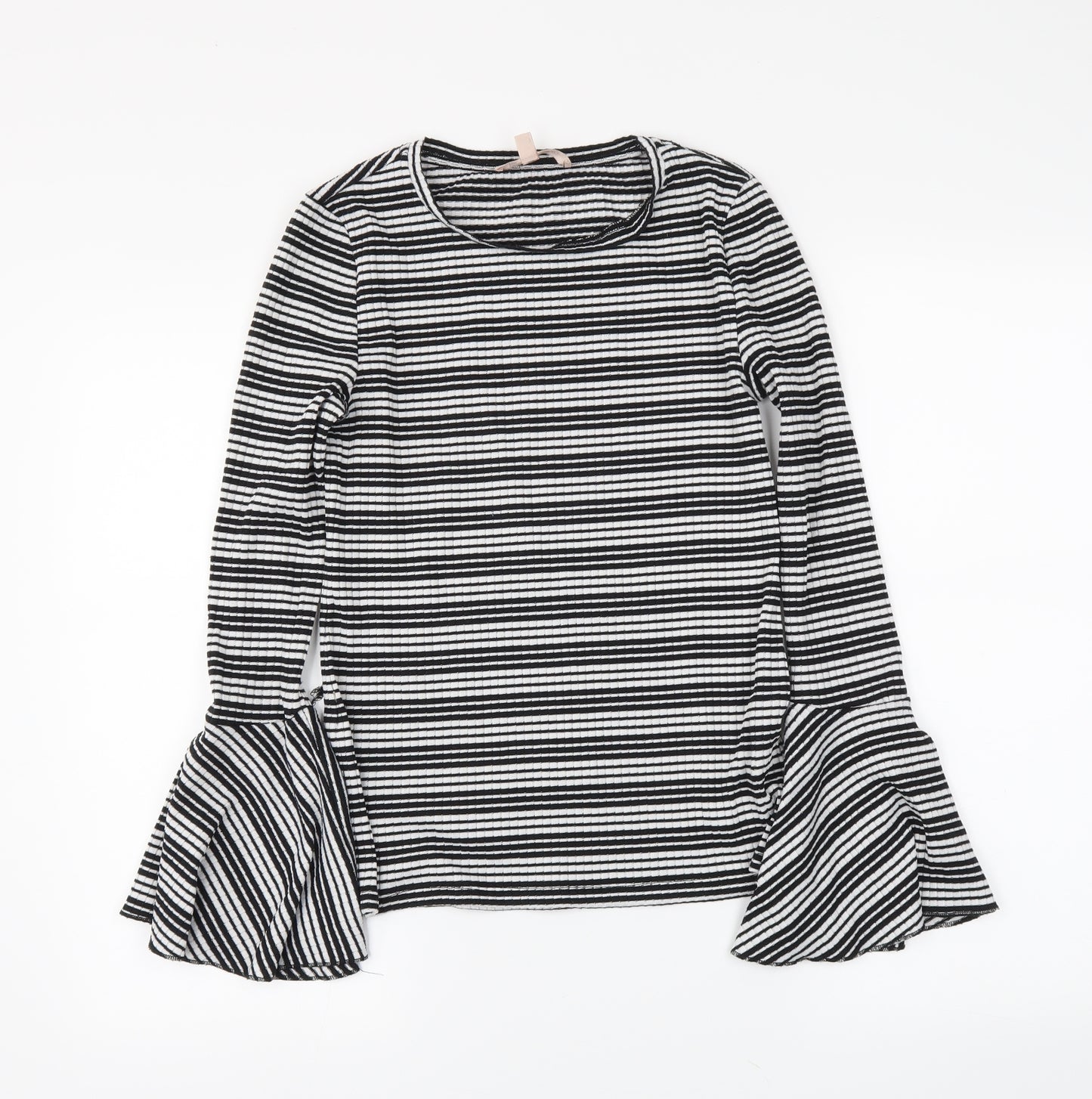 Philosophy Womens Black Striped  Basic Blouse Size XS