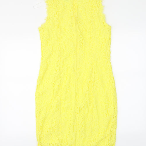 H&M Womens Yellow   Sheath  Size M