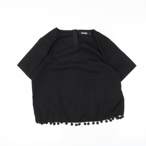 Missguided Womens Black   Basic Blouse Size 10