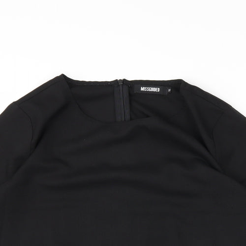 Missguided Womens Black   Basic Blouse Size 10