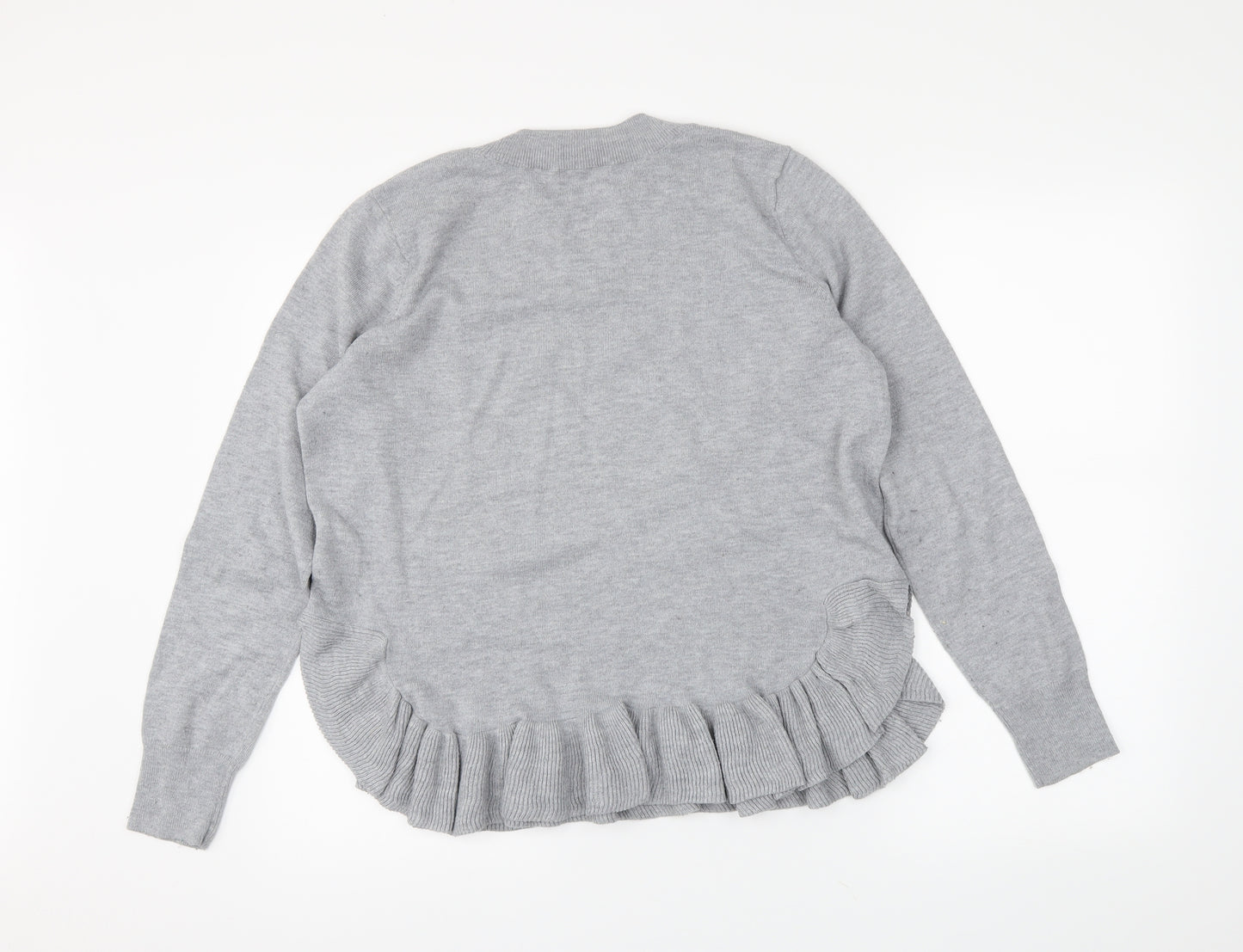 H&M Womens Grey   Pullover Jumper Size M