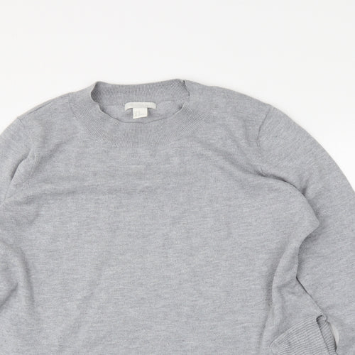 H&M Womens Grey   Pullover Jumper Size M