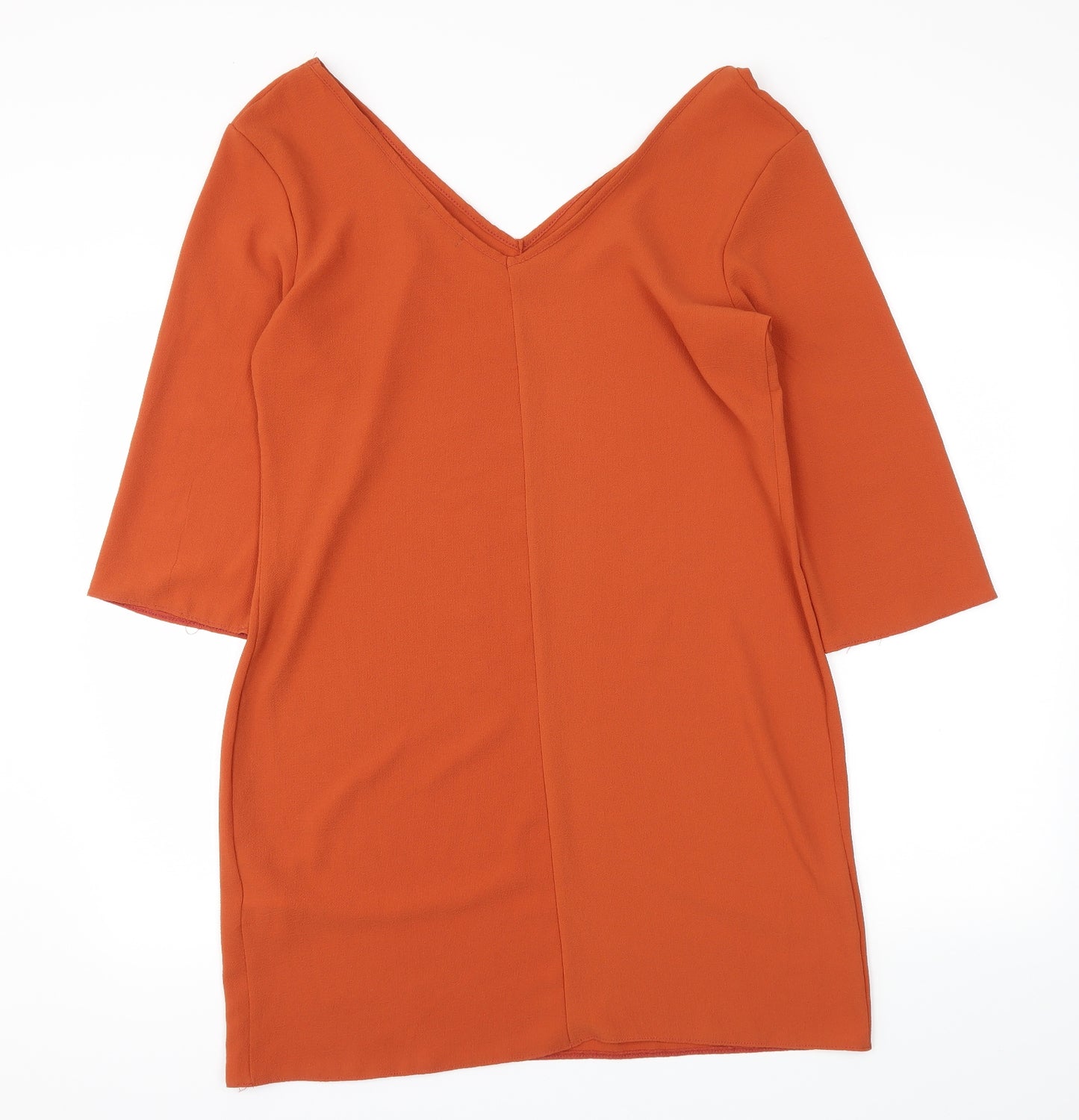 Boohoo Womens Orange   Shift  Size 10