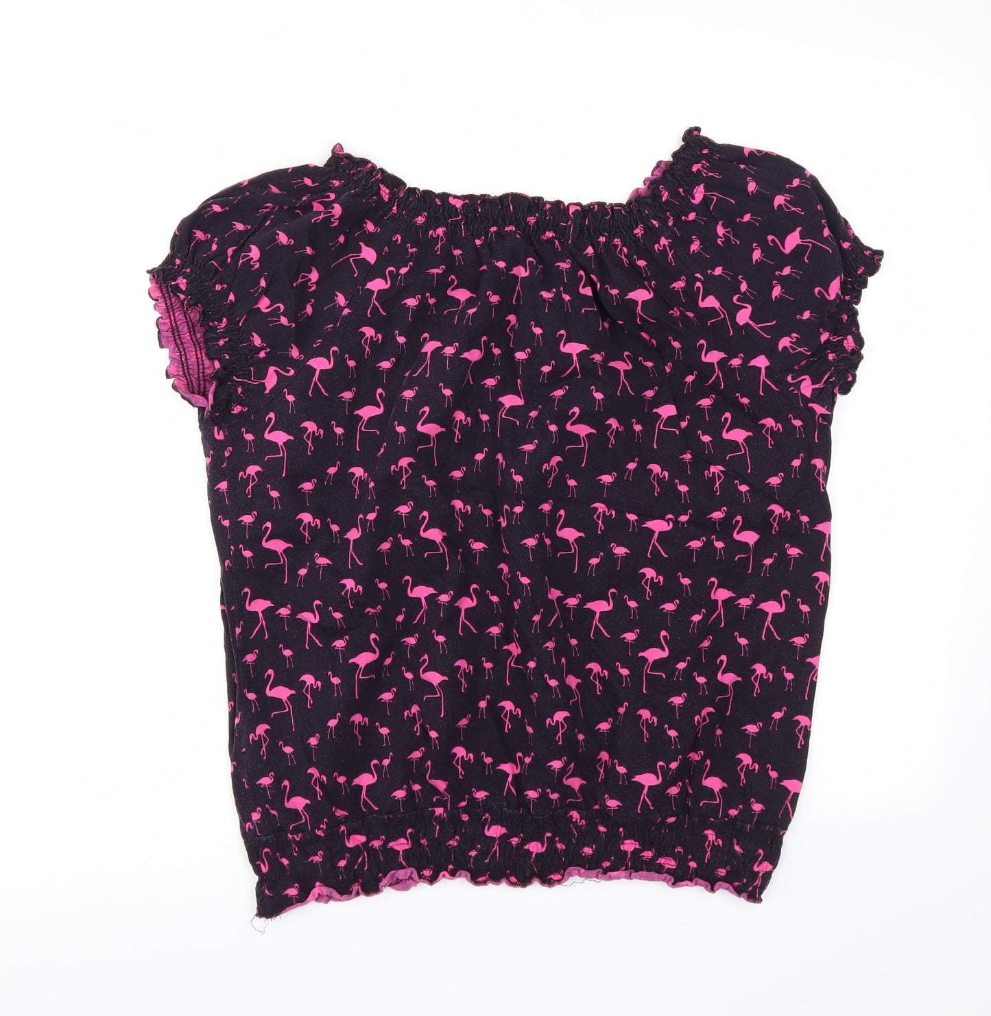 Preworn Womens Black   Basic Blouse Size 16