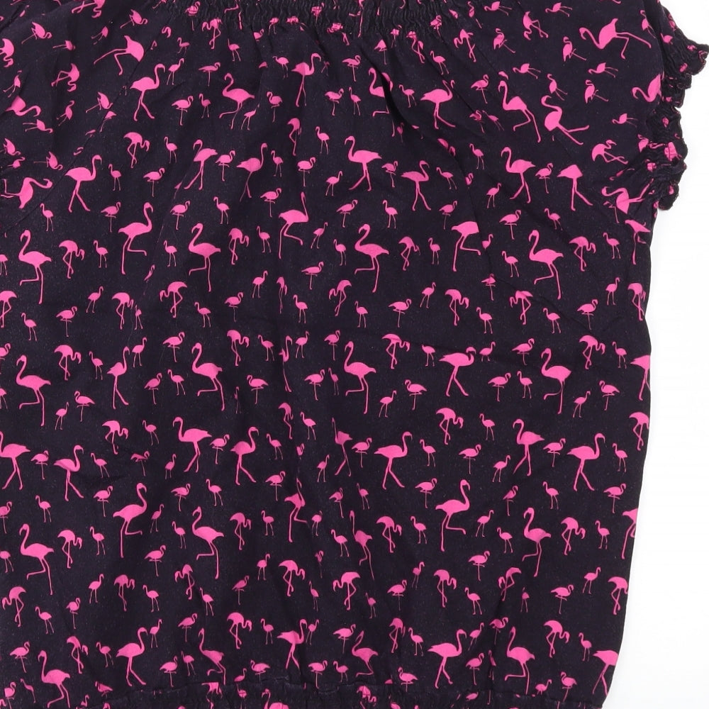 Preworn Womens Black   Basic Blouse Size 16