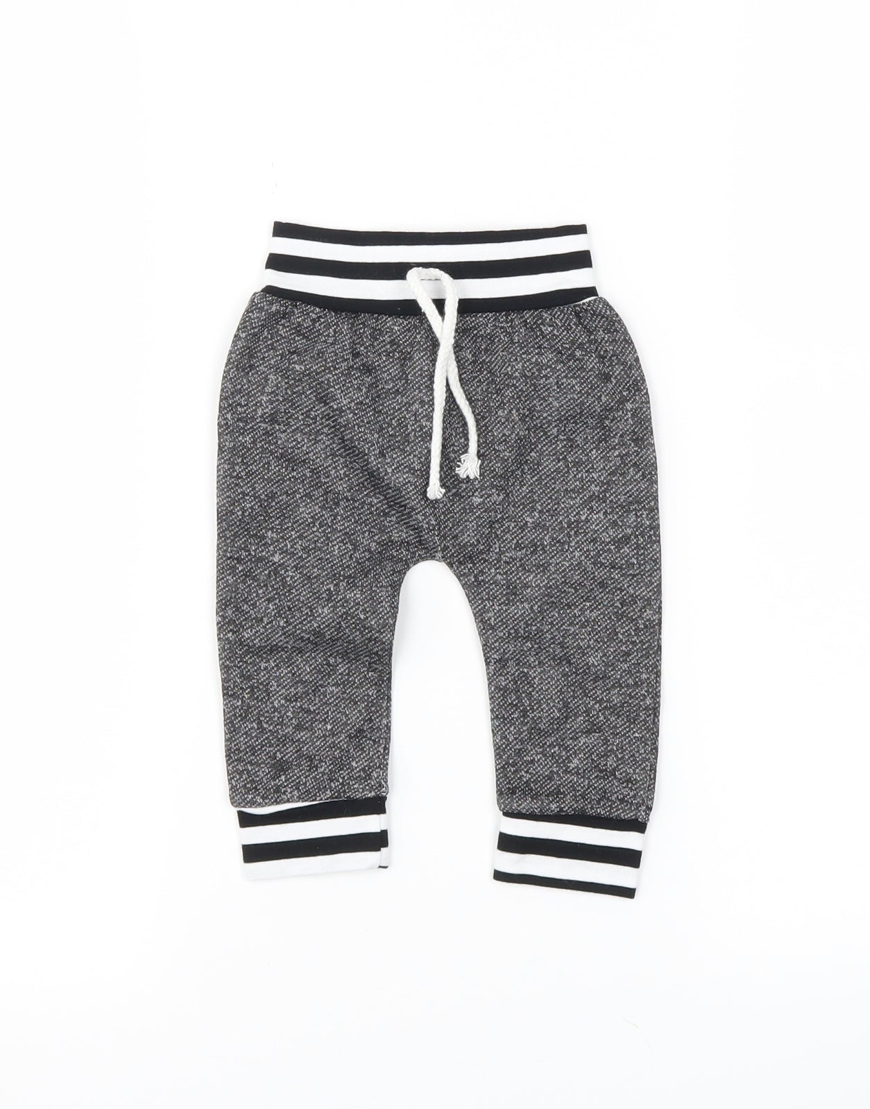 Preworn Boys Grey   Jogger Trousers Size 6-9 Months