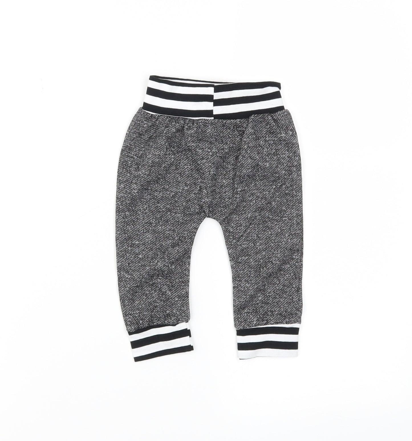 Preworn Boys Grey   Jogger Trousers Size 6-9 Months