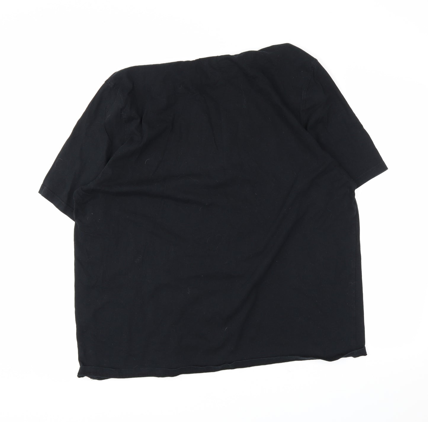 George Mens Black    T-Shirt Size 3XL