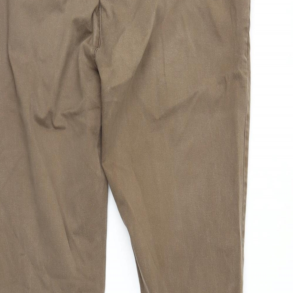 NEXT Mens Brown   Chino Trousers Size 36 in L29 in