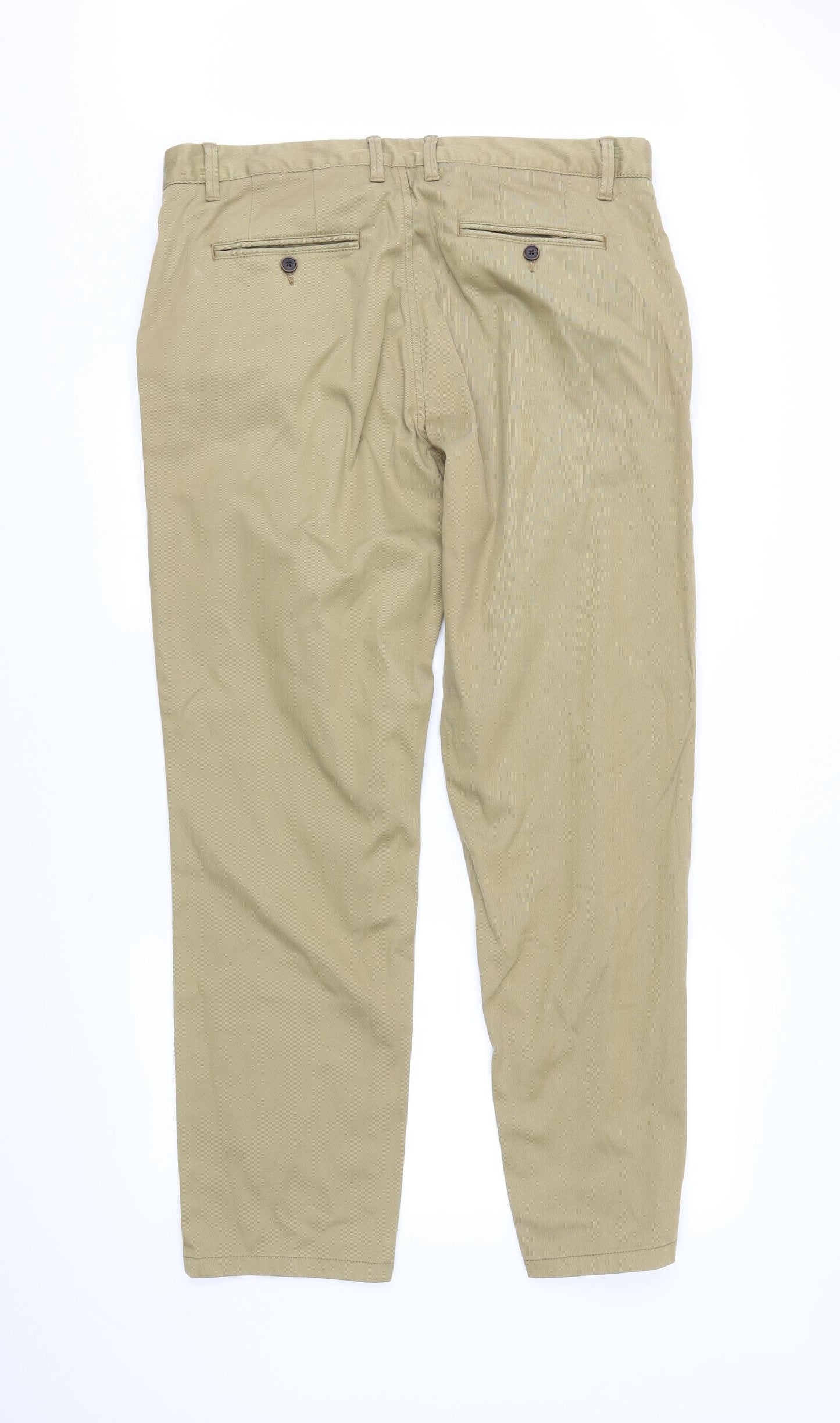 NEXT Mens Brown   Chino Trousers Size 36 L30 in