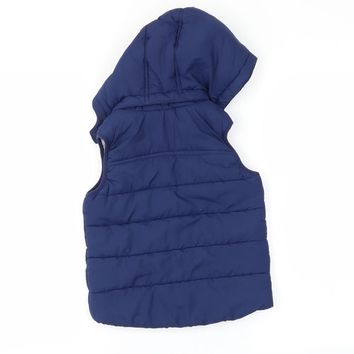 miniclub Boys Blue   Gilet Coat Size 4-5 Years